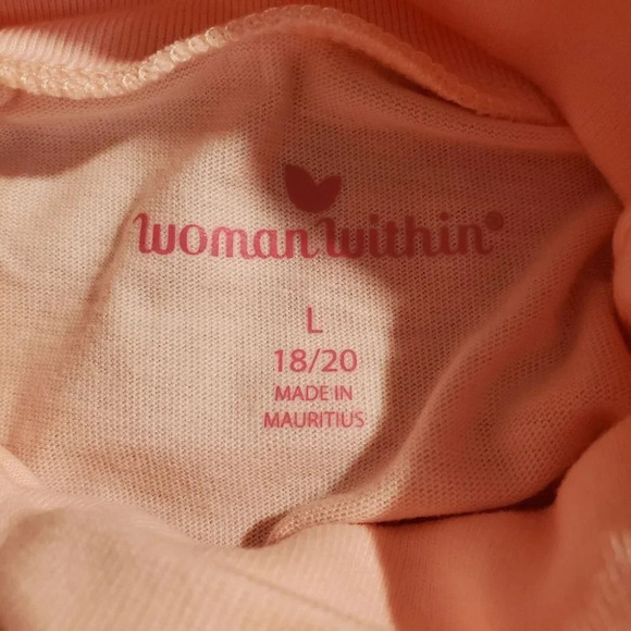 0092. Woman Within Turtle Neck in Glorious Carnation PINK ~ 18-20 ~ 🙀💝 - Picture 9 of 9